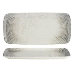Fusion by Academy Serenity Rectangular Platter 34 x 16cm / 13 "x 6 " - 84151635 Pack Size 6