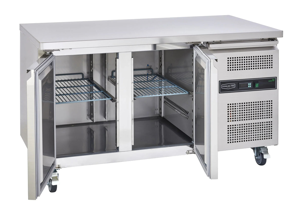 Sterling Pro Cobus SPCF200N 2 Door Freezer Counter 282 Litres - JD Catering Equipment Solutions Ltd