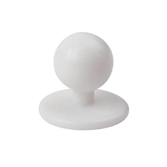 A017 Whites Stud Buttons White (Pack of 12) JD Catering Equipment Solutions Ltd