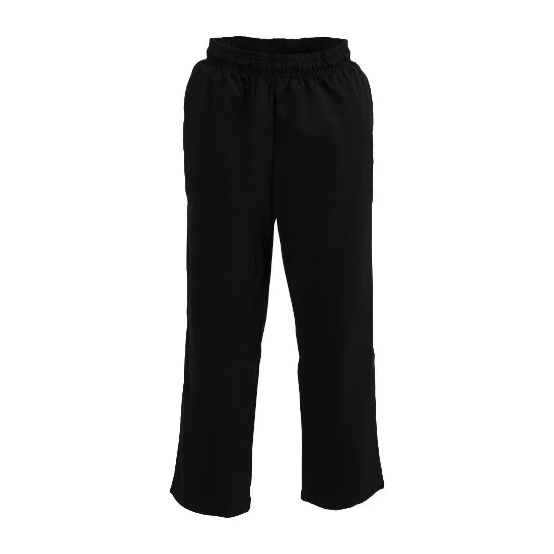 A029T-M Whites EasyFit Trousers Teflon Black M - JD Catering Equipment Solutions Ltd