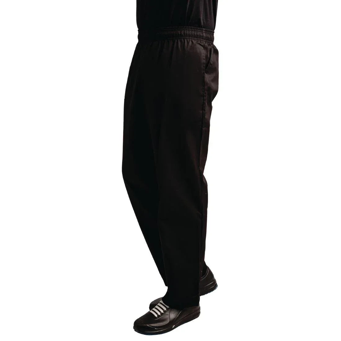 A029T-XXL Whites EasyFit Trousers Teflon Black XXL JD Catering Equipment Solutions Ltd