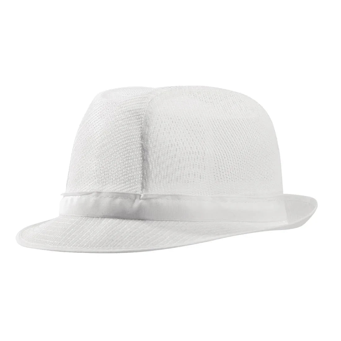 A214-M Trilby Hat White M - JD Catering Equipment Solutions Ltd
