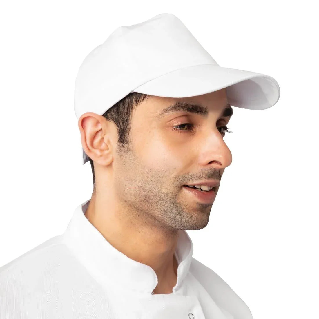 A220 Whites Baseball Cap White - JD Catering Equipment Solutions Ltd