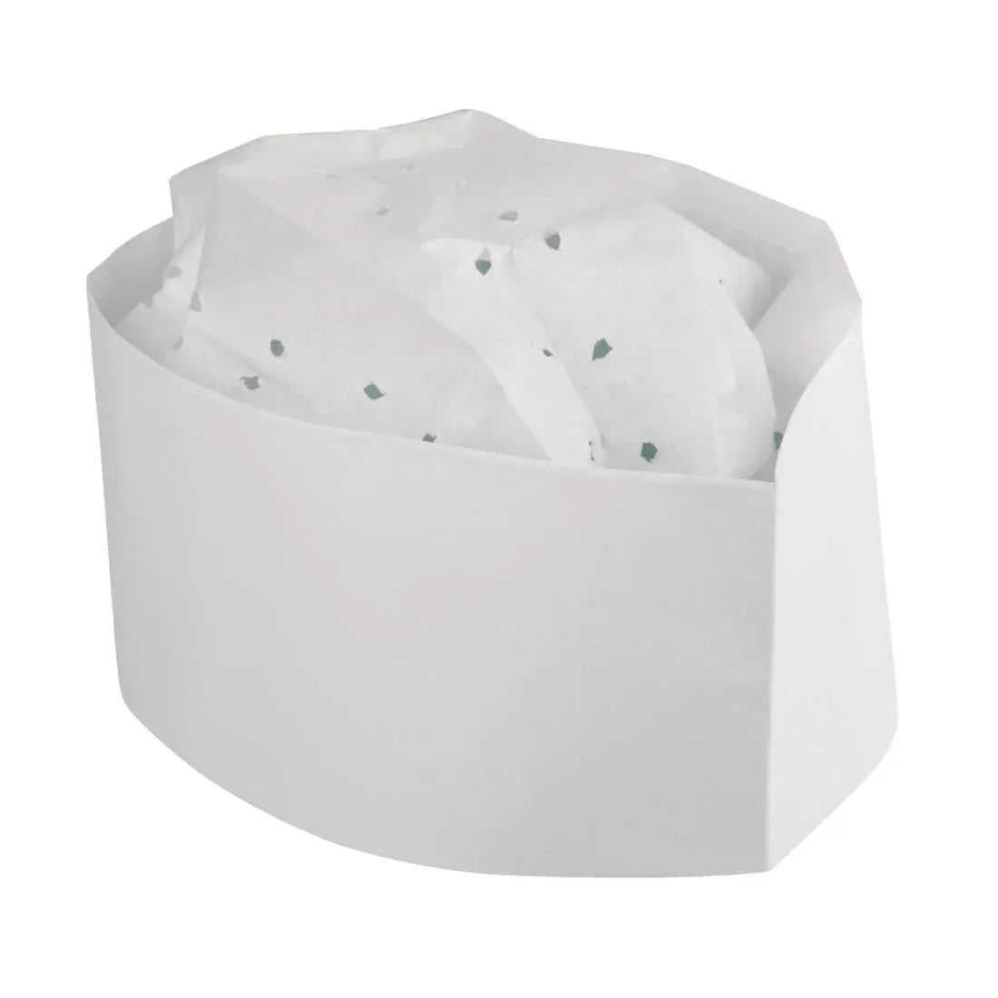 A255 eGreen Disposable Forage Hat White (Pack of 100) - JD Catering Equipment Solutions Ltd
