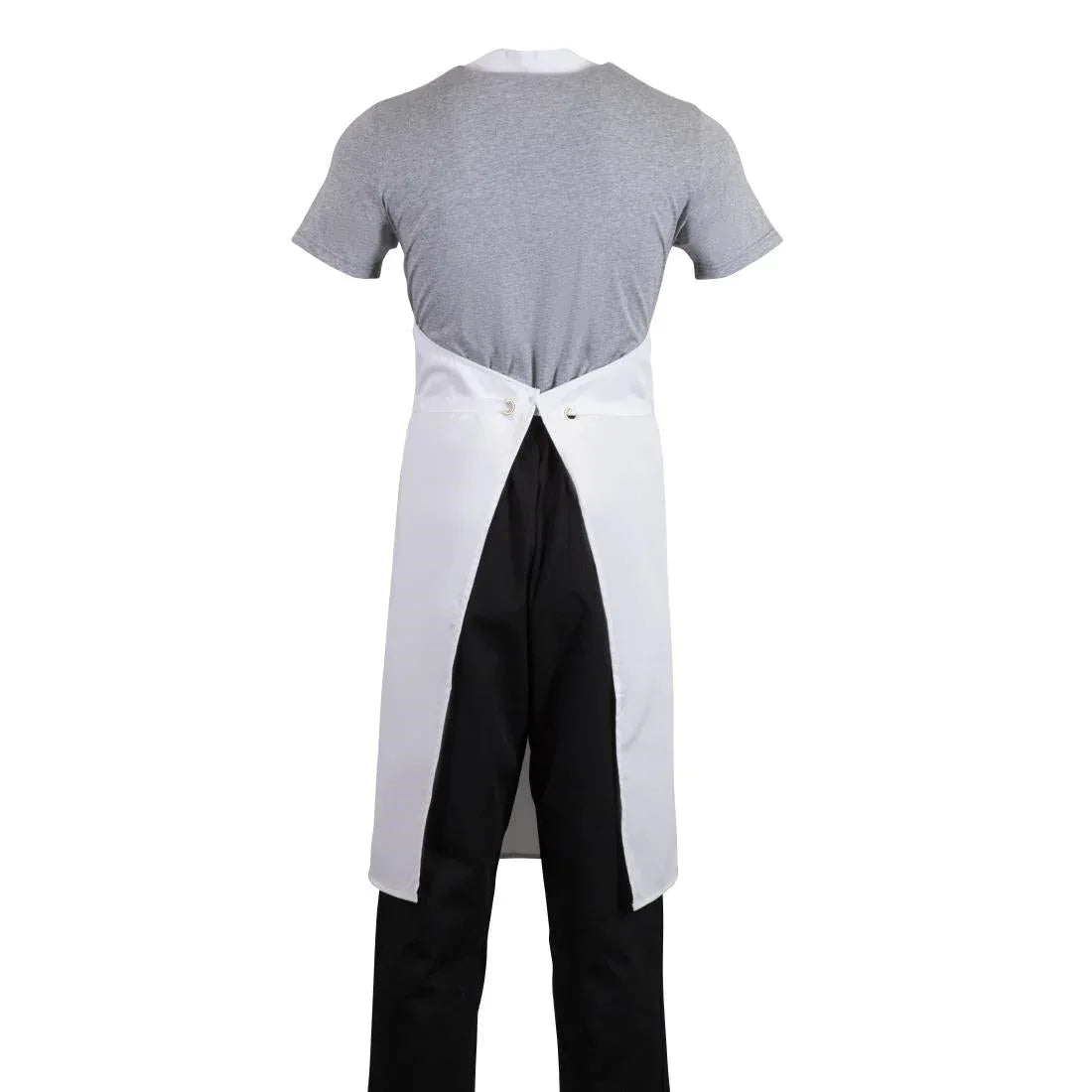 A522 Whites Bib Apron White XL - JD Catering Equipment Solutions Ltd