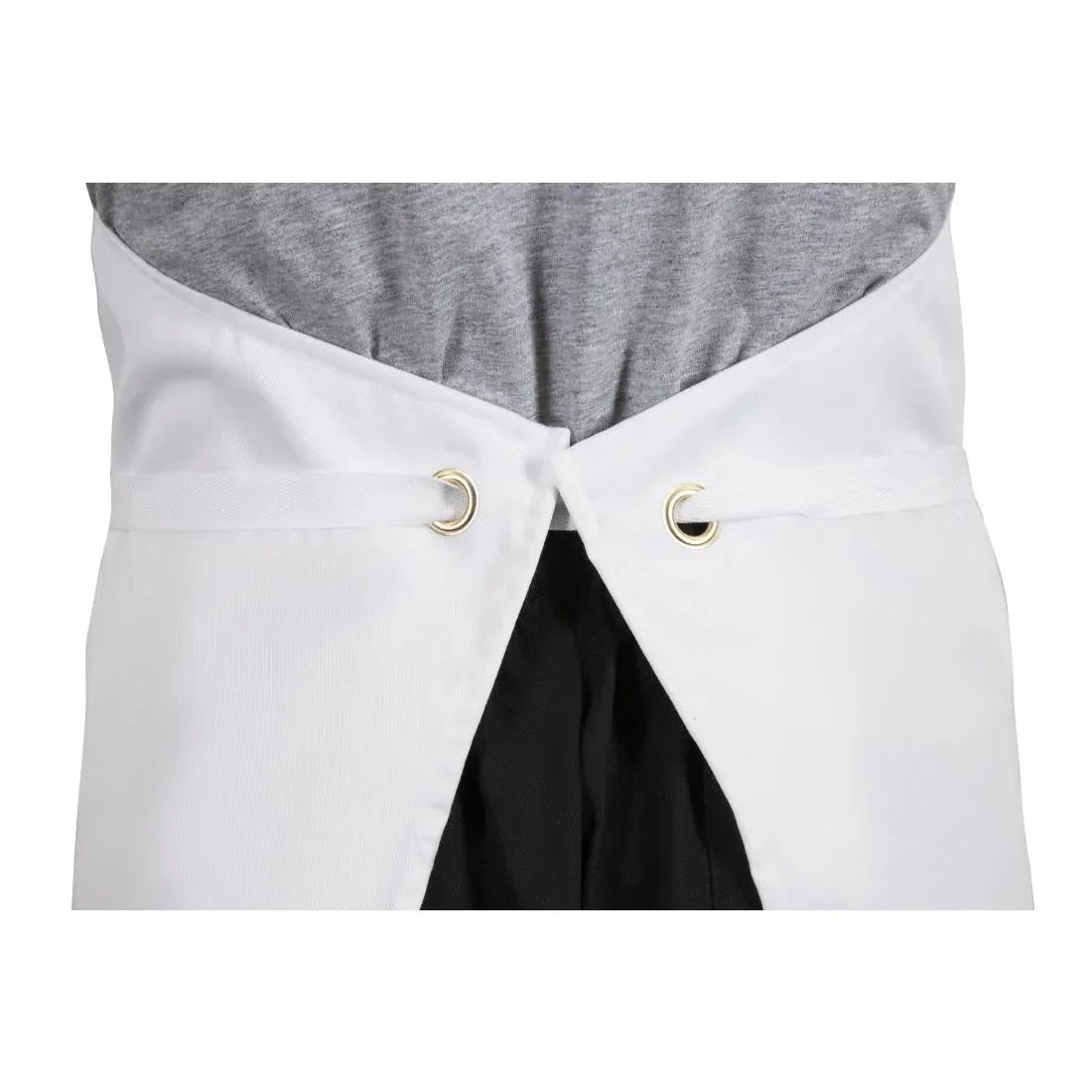 A522 Whites Bib Apron White XL - JD Catering Equipment Solutions Ltd