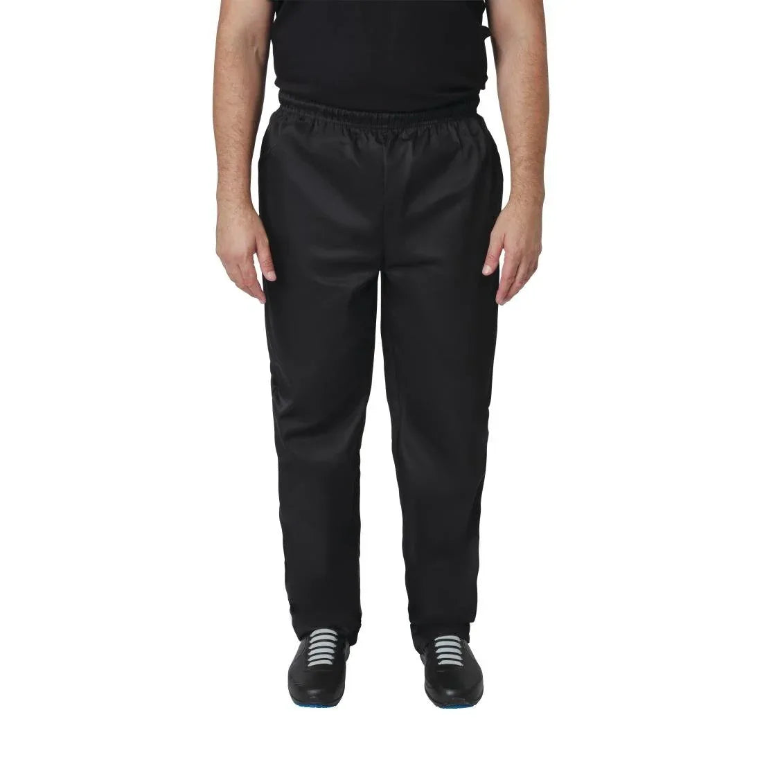 A582 Whites Vegas Chef Trousers Polycotton Black - JD Catering Equipment Solutions Ltd