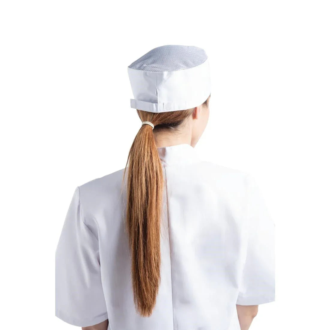 A703 Chef Works Cool Vent Beanie White - JD Catering Equipment Solutions Ltd