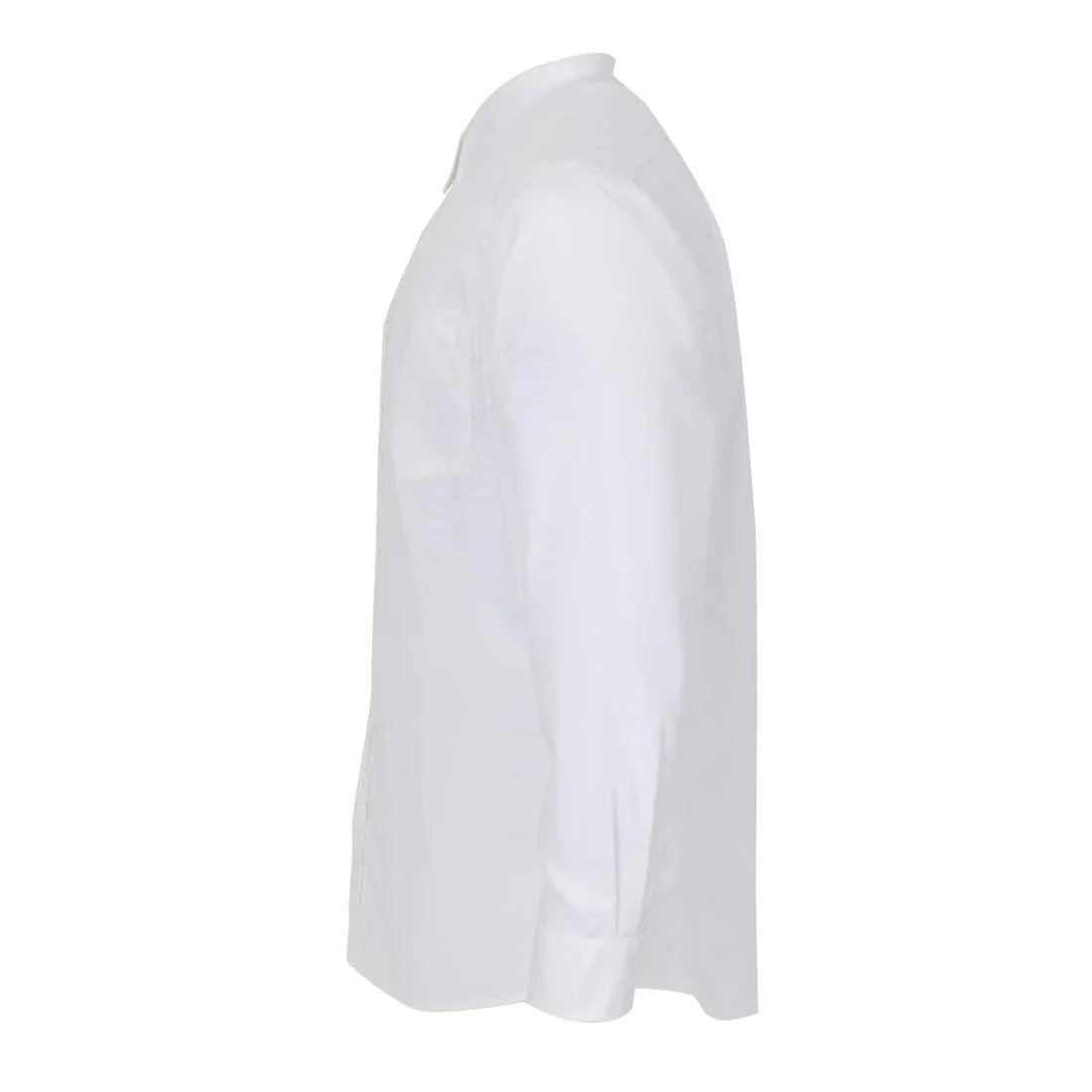 A730-S Chef Works Unisex Long Sleeve Shirt White S - JD Catering Equipment Solutions Ltd