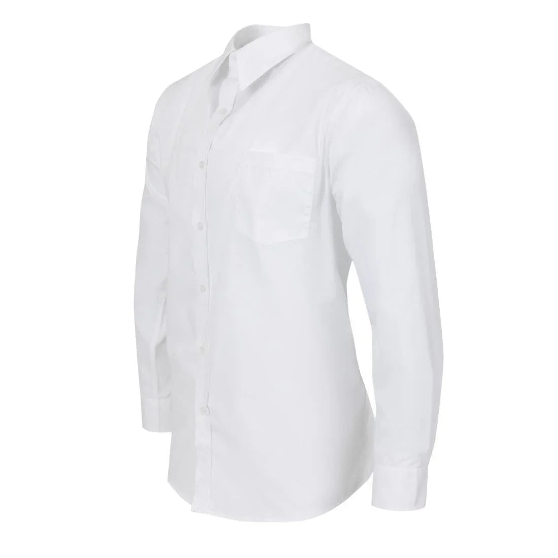 A730-XL Chef Works Unisex Long Sleeve Shirt White XL - JD Catering Equipment Solutions Ltd