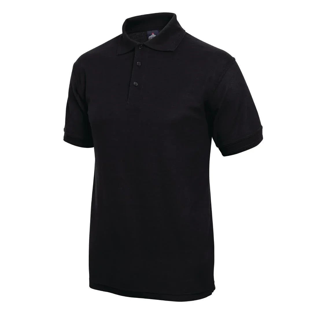A735 Portwest Unisex Polo Shirt Black - JD Catering Equipment Solutions Ltd