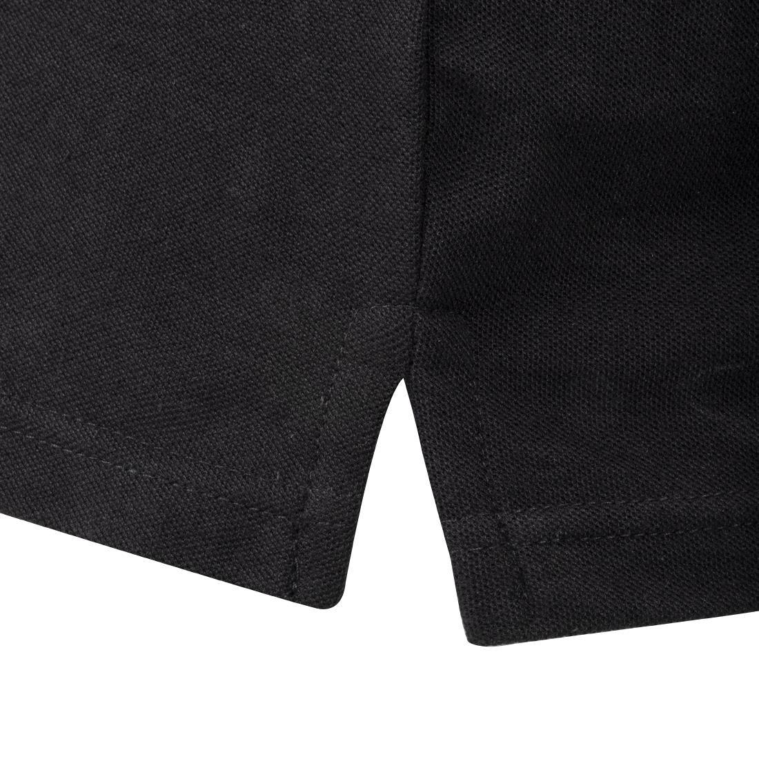 A735 Portwest Unisex Polo Shirt Black - JD Catering Equipment Solutions Ltd