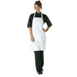 A923 Chef Works Bib Apron White JD Catering Equipment Solutions Ltd