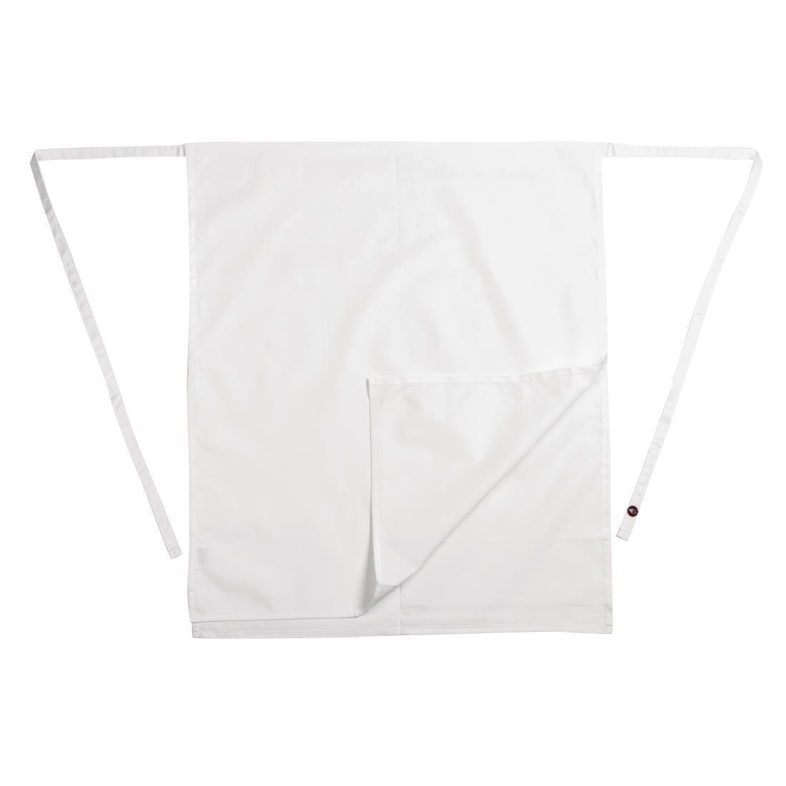 A925 Chef Works Long Four Way Waist Apron White JD Catering Equipment Solutions Ltd