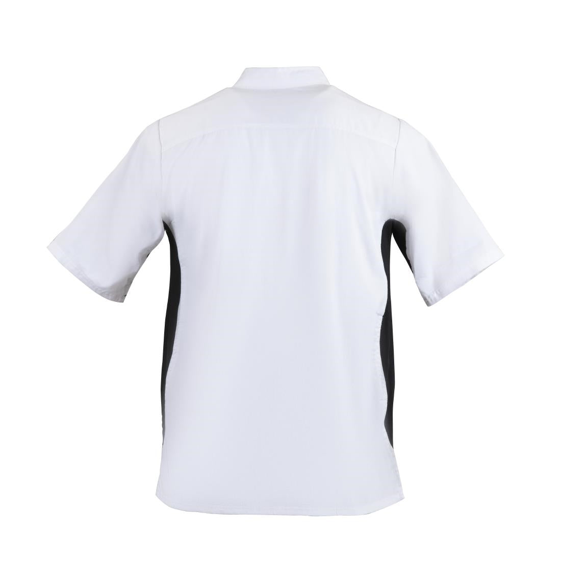 A928-M Whites Nevada Unisex Chefs Jacket Short Sleeve Black and White M JD Catering Equipment Solutions Ltd