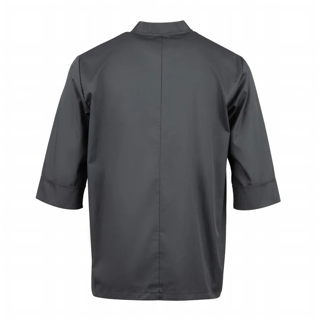 A934-3XL Colour By Chef Works Unisex Chef Jacket Grey 3XL - JD Catering Equipment Solutions Ltd