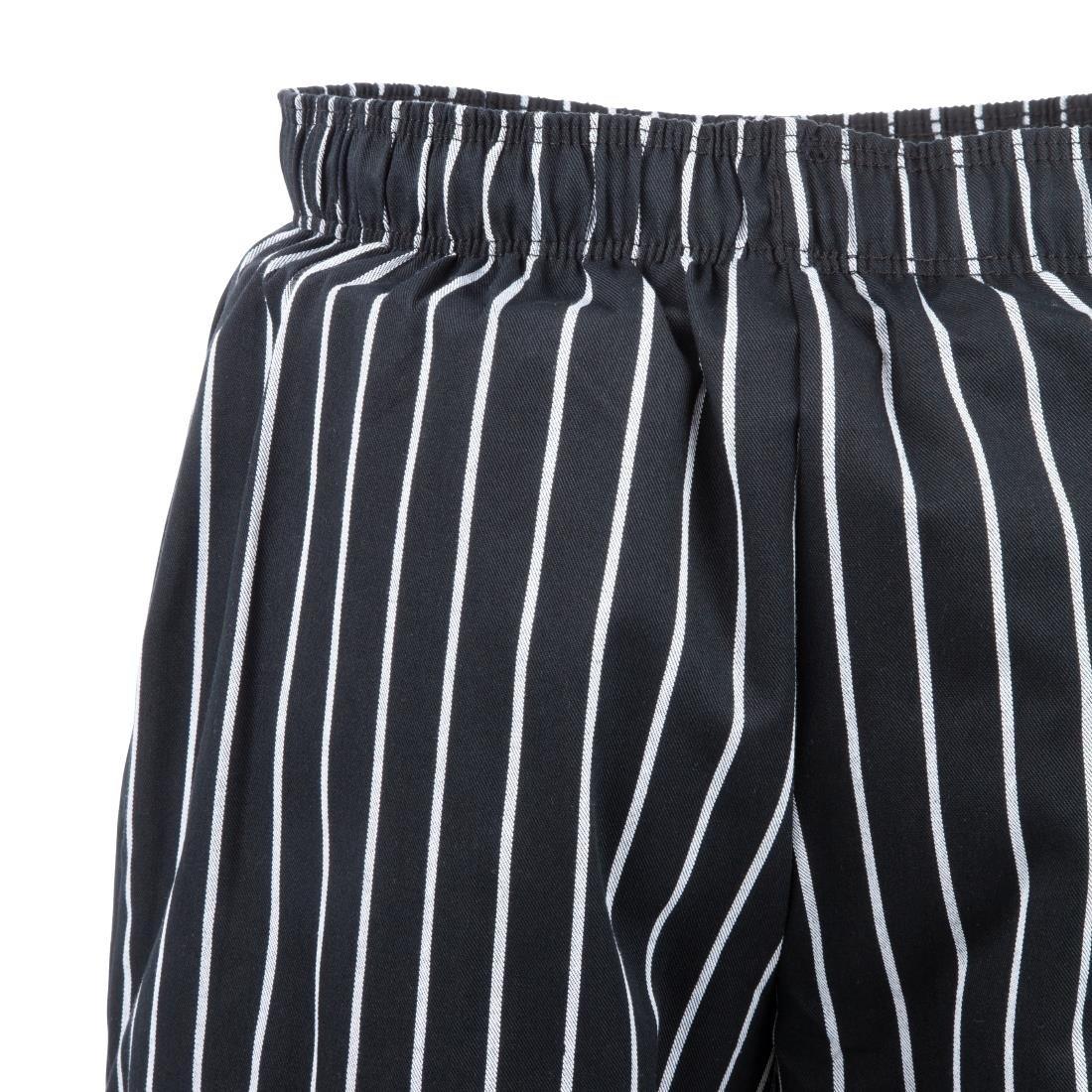 A940-3XL Chef Works Designer Baggy Pant Chalk Stripe 3XL - JD Catering Equipment Solutions Ltd