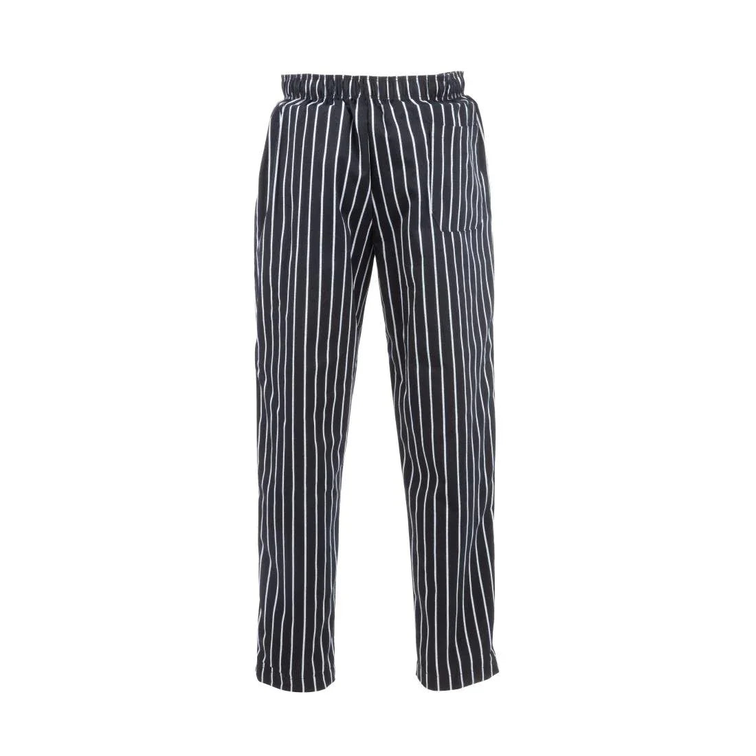 A940-4XL Chef Works Designer Baggy Pant Chalk Stripe 4XL - JD Catering Equipment Solutions Ltd