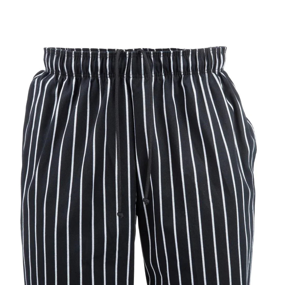 A940-XL Chef Works Designer Baggy Pant Chalk Stripe XL - JD Catering Equipment Solutions Ltd