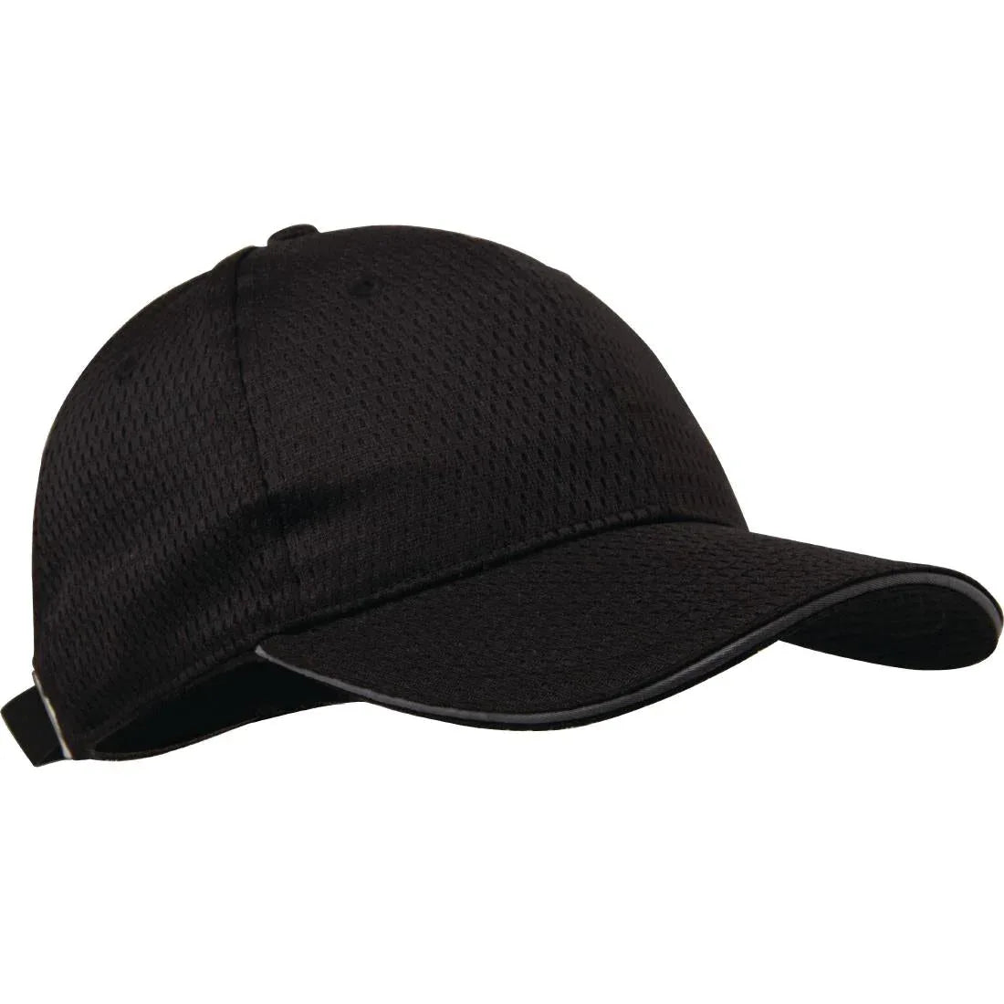 A942 Chef Works Cool Vent Baseball Cap with Grey - JD Catering Equipment Solutions Ltd