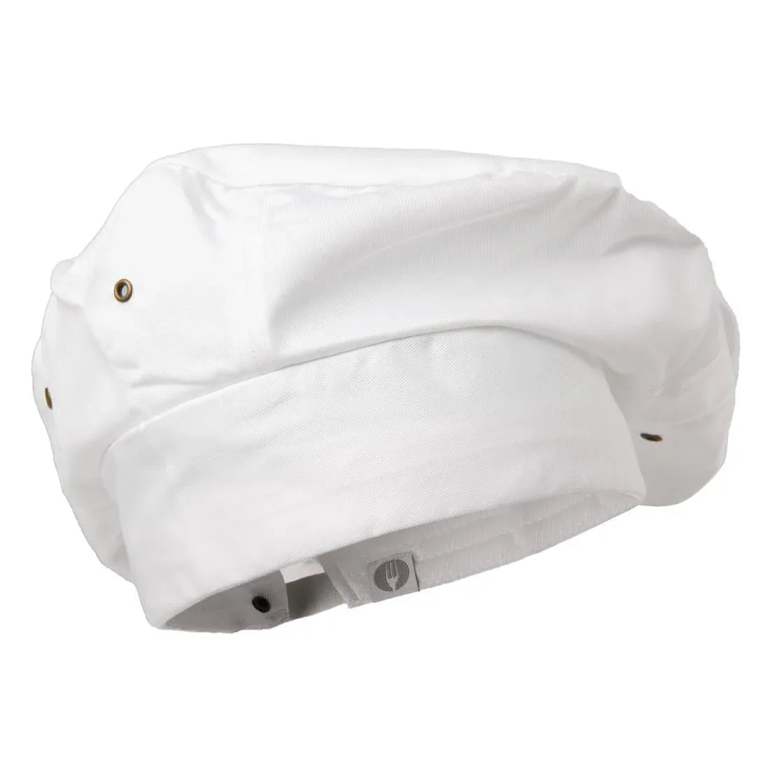 A963 Chef Works Toque Chefs Hat White - JD Catering Equipment Solutions Ltd