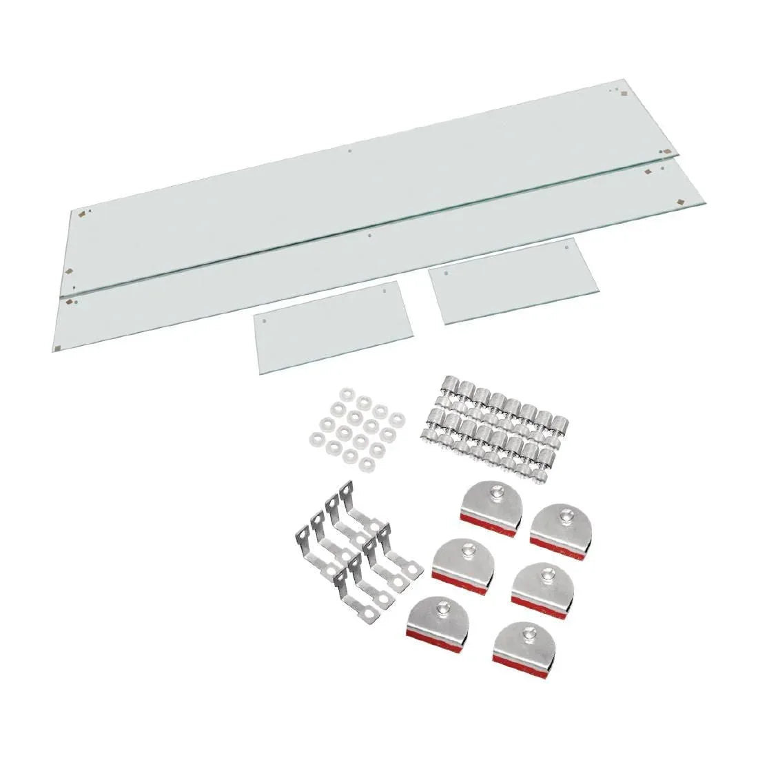 AH007 Polar Replacement Glass Kit incl Fixing - JD Catering Equipment Solutions Ltd