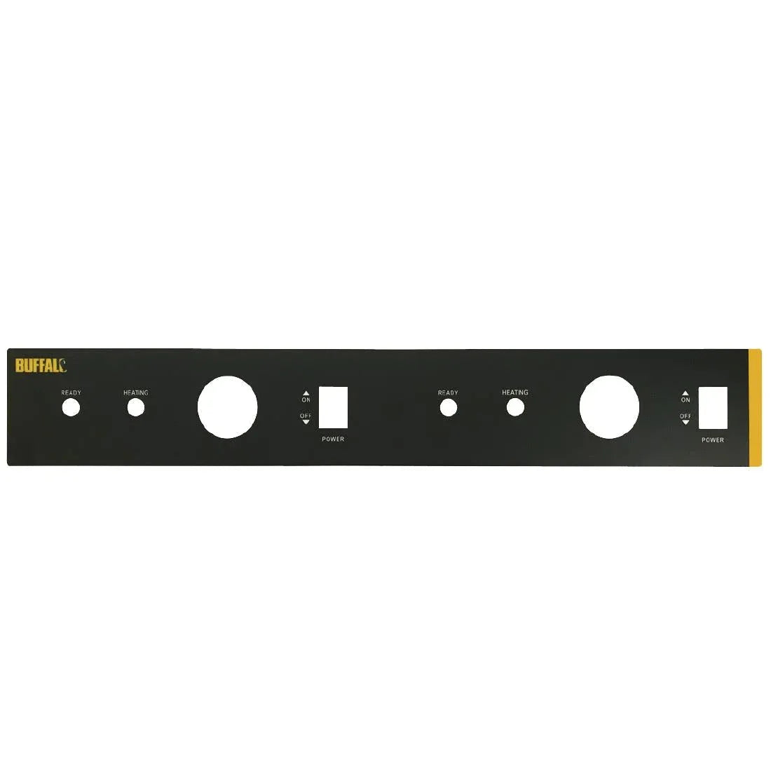 AJ537 Buffalo Control Panel Sticker - JD Catering Equipment Solutions Ltd