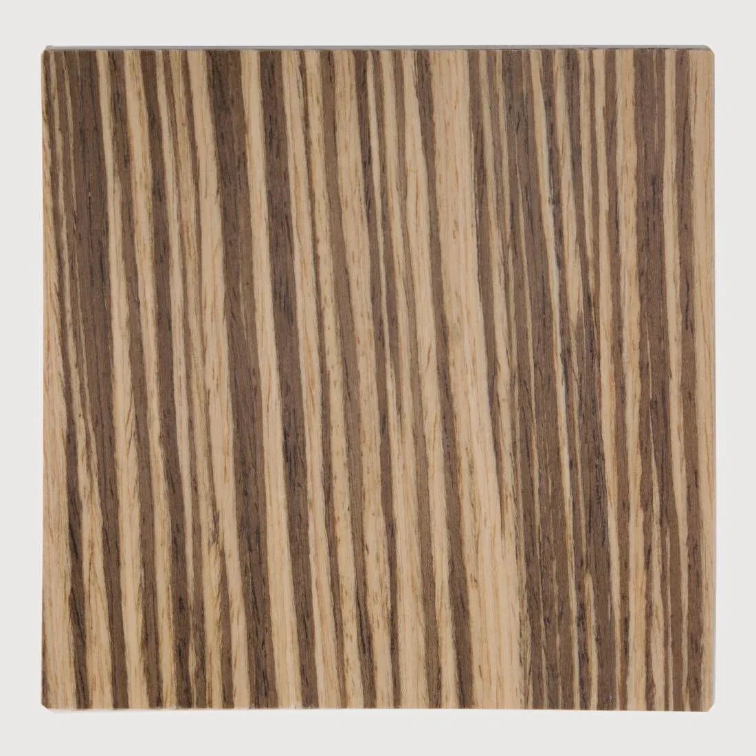AJ836 Bolero Zebrano Veneer Swatch - JD Catering Equipment Solutions Ltd