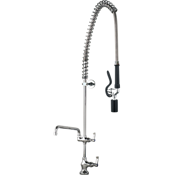 AquaJet AJPR10-ST-BF2-F AquaJet Pre-Rinse Spray. AJPR10 base / STANDARD style / BF2 bowl filler / FAN BLADE gun