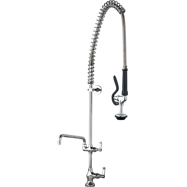 AquaJet AJPR10-ST-BF2-W AquaJet Pre-Rinse Spray. AJPR10 base / STANDARD style / BF2 bowl filler / WATER SAVING gun