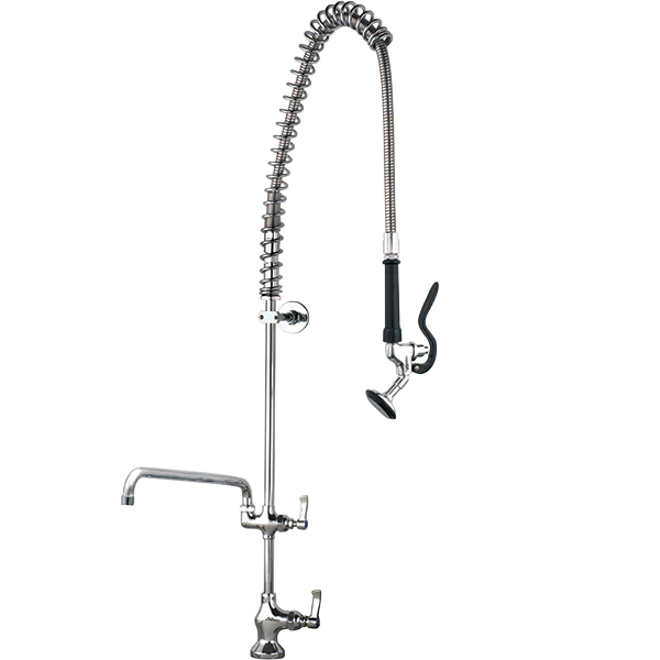 AquaJet AJPR10-ST-BF3-A AquaJet Pre-Rinse Spray. AJPR10 base / STANDARD style / BF3 bowl filler / ANGLED gun