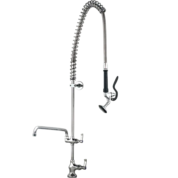 AquaJet AJPR10-ST-BF3-A AquaJet Pre-Rinse Spray. AJPR10 base / STANDARD style / BF3 bowl filler / ANGLED gun