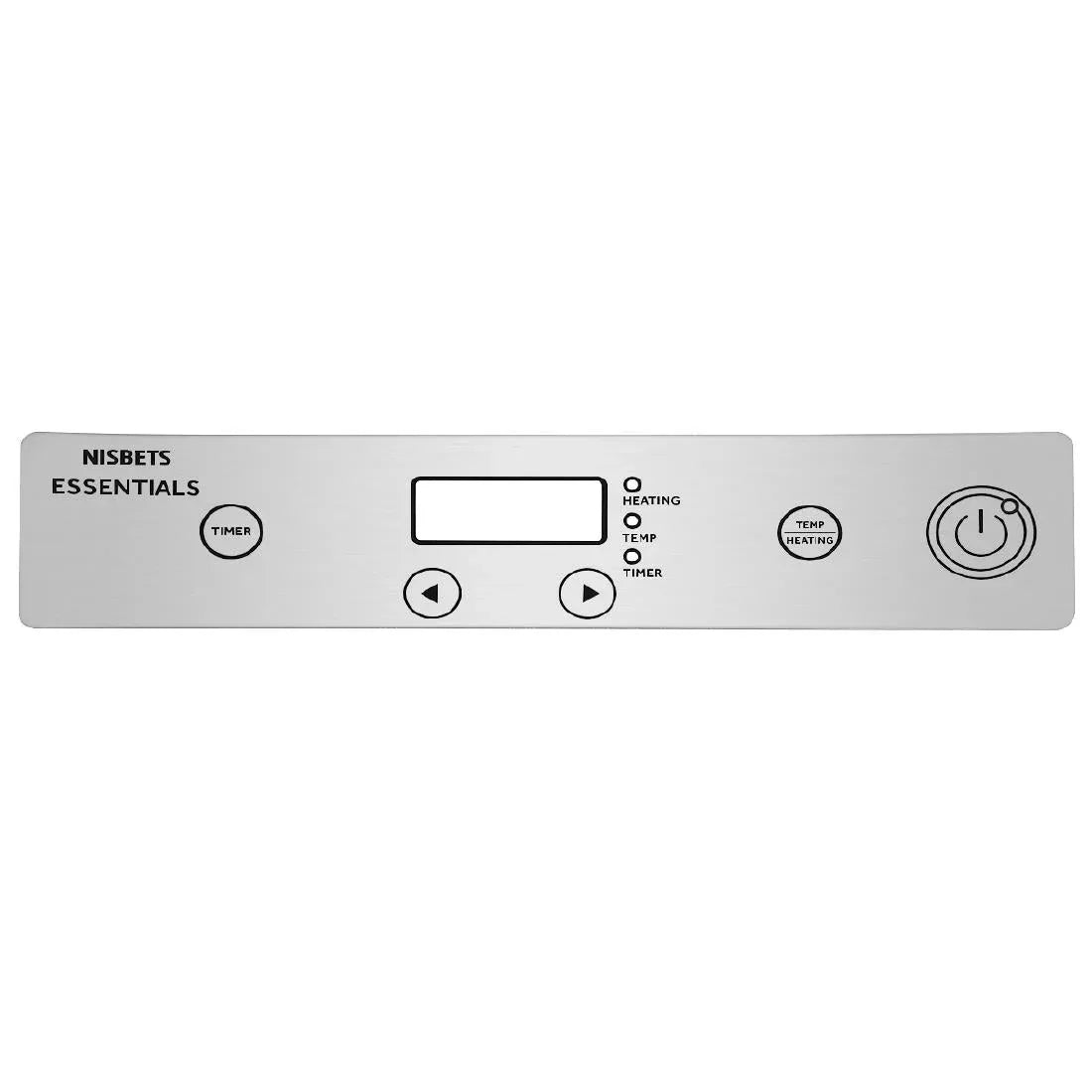 AK117 Nisbets Essentials Control Panel Sticker - JD Catering Equipment Solutions Ltd