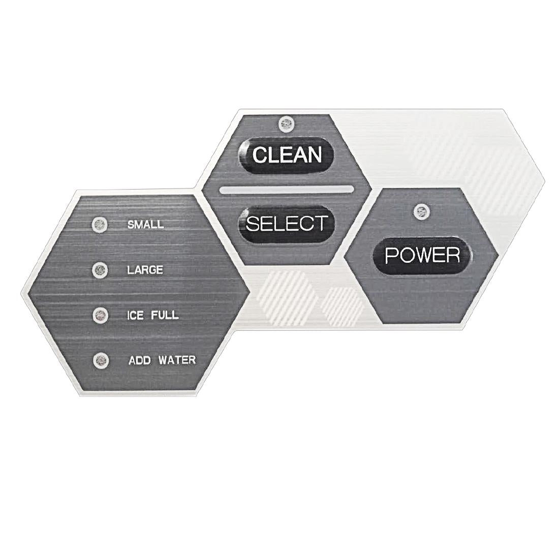 AK570 Nisbets Essentials Control Panel Sticker JD Catering Equipment Solutions Ltd