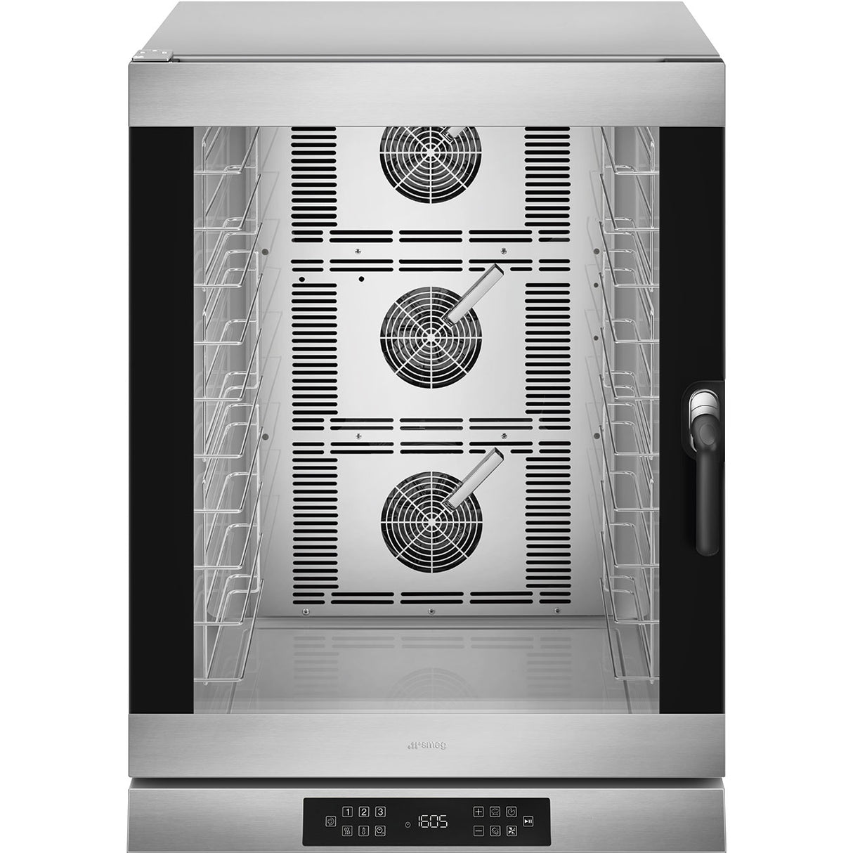 Smeg Convection Oven 10 trays 600x400 mm - GN1/1 ALFA1035E1HDS Electronic 10 Tray, Side Opening LHH  / 600x400 / 15.7kW 25A 3ph