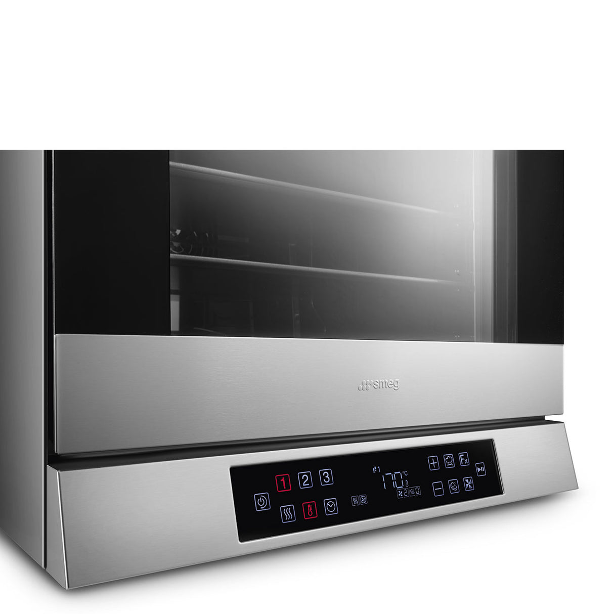 Smeg Convection Oven - 4 tray 2/3gn - ALFA43XE1HDSUK	Electronic 4 Tray, Drop Down Door / 435x320 / 2.9kW 13A 1ph