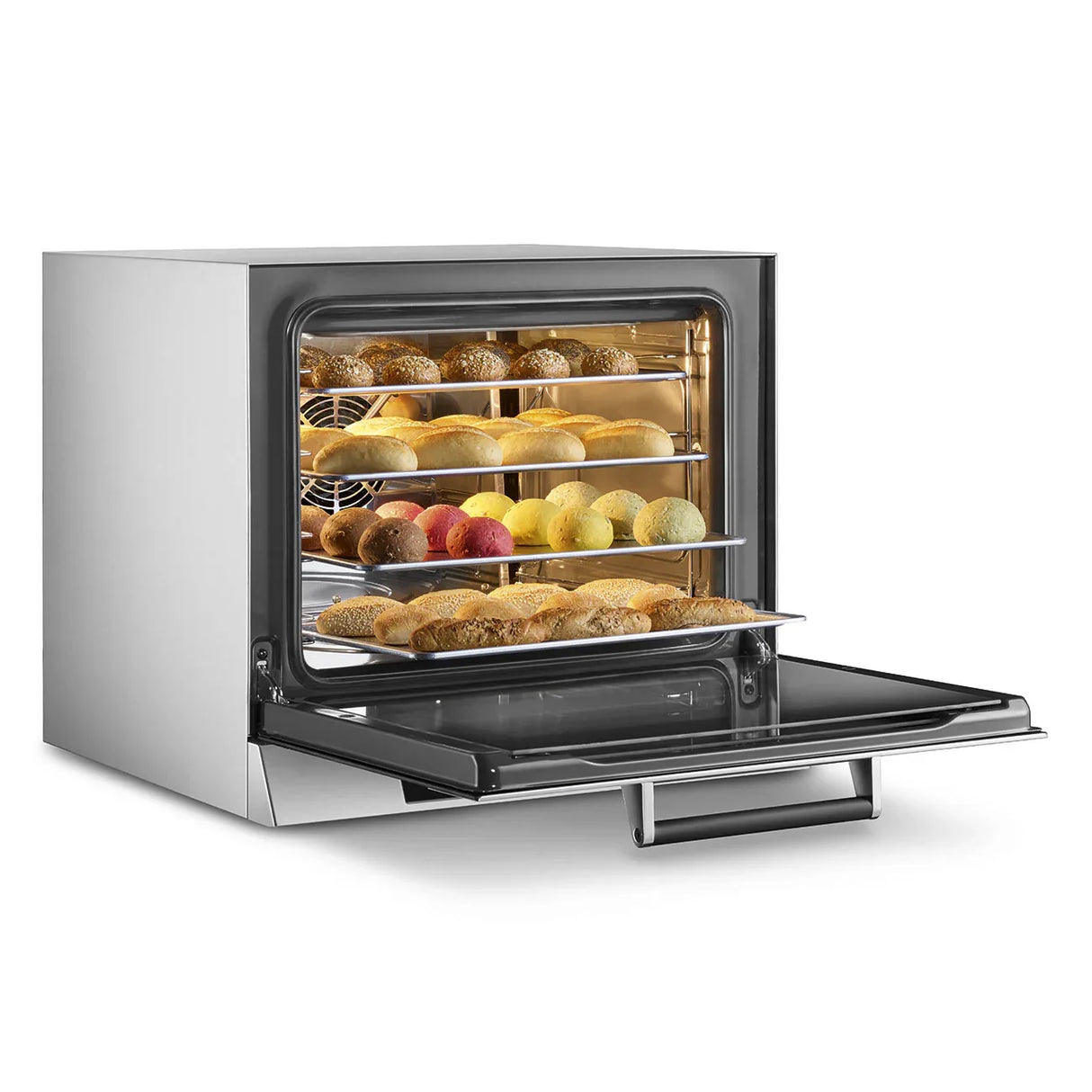 Smeg Convection Oven - 4 tray 2/3gn - ALFA43XE1HDSUK Electronic 4 Tray, Drop Down Door / 435x320 / 2.9kW 13A 1ph