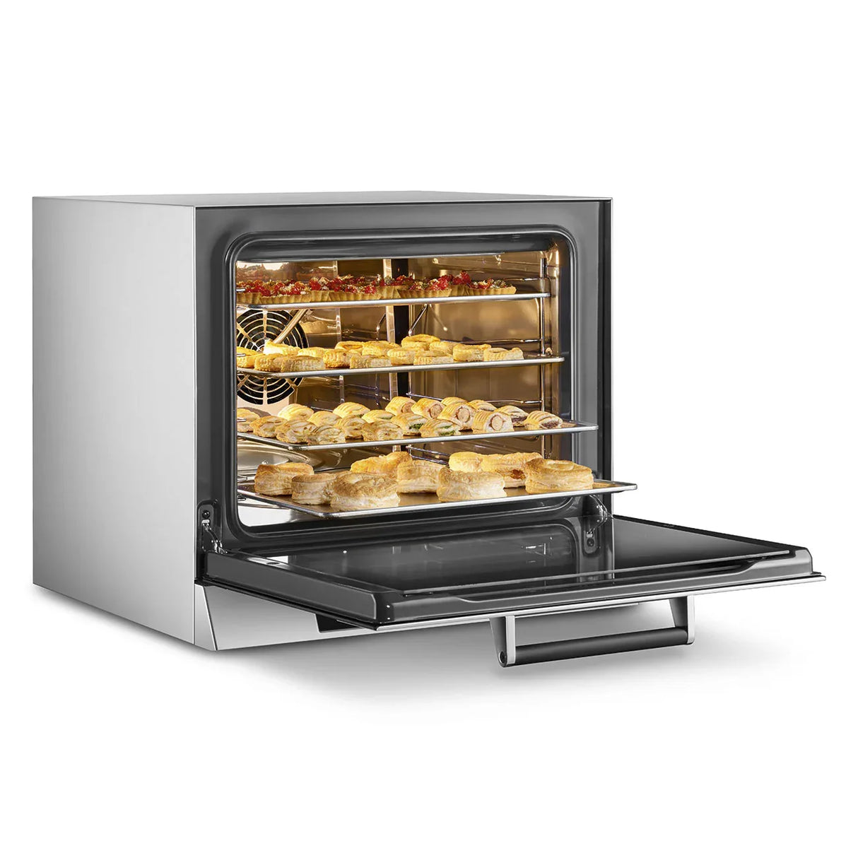 Smeg Convection Oven - 4 tray 2/3gn - ALFA43XE1HDSUK Electronic 4 Tray, Drop Down Door / 435x320 / 2.9kW 13A 1ph