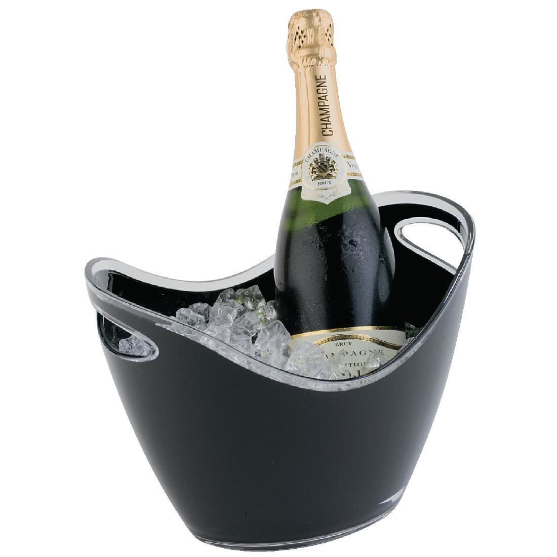 APS Black Acrylic Wine And Champagne Bucket JD Catering Equipment Solutions Ltd