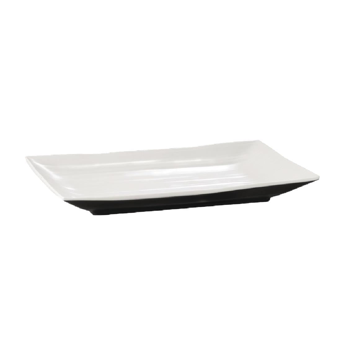 APS Dual Tone Rectangular Platter 9in JD Catering Equipment Solutions Ltd