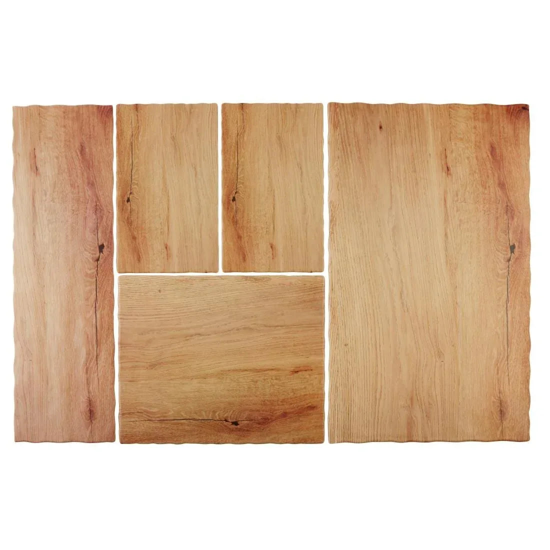 GN568 APS Oak Effect Melamine Tray GN 2/4 - JD Catering Equipment Solutions Ltd
