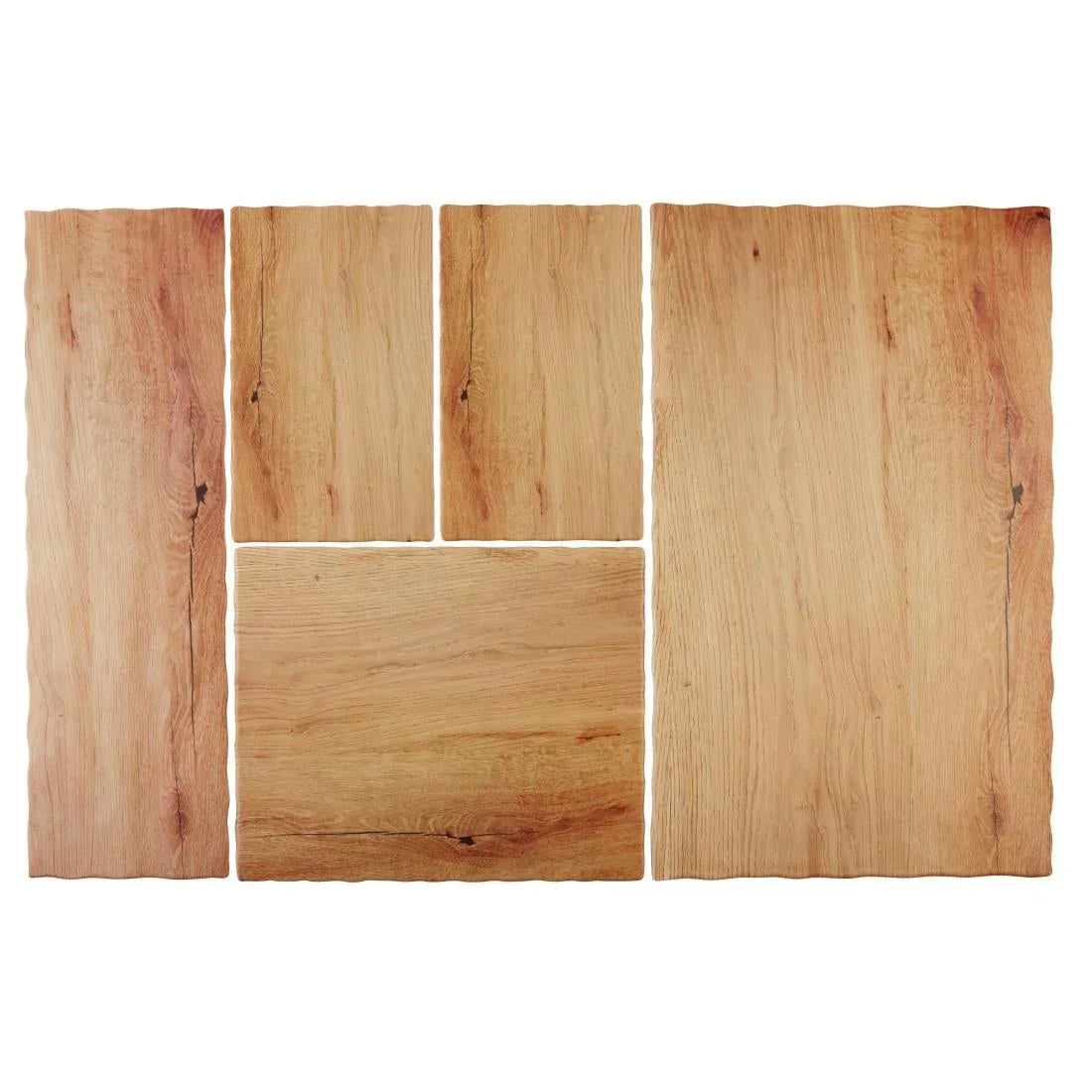 GN568 APS Oak Effect Melamine Tray GN 2/4 - JD Catering Equipment Solutions Ltd
