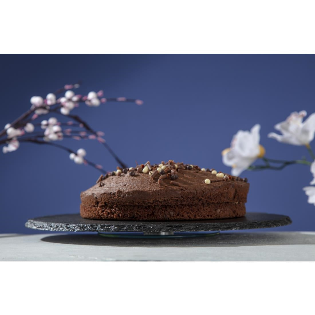 APS Revolving Platter Slate 320mm JD Catering Equipment Solutions Ltd