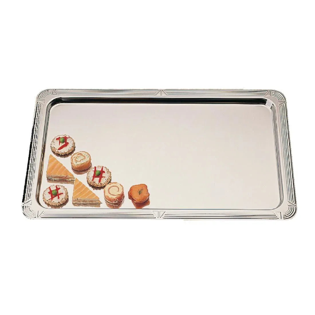 P929 APS Stainless Steel Buffet Service Tray GN 1/1 - JD Catering Equipment Solutions Ltd
