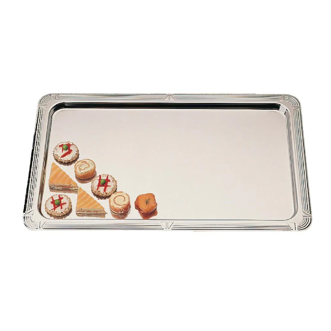 P929 APS Stainless Steel Buffet Service Tray GN 1/1 - JD Catering Equipment Solutions Ltd