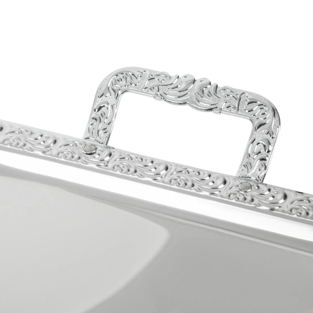 P004 APS Stainless Steel Rectangular Handled Service Tray 600mm - JD Catering Equipment Solutions Ltd