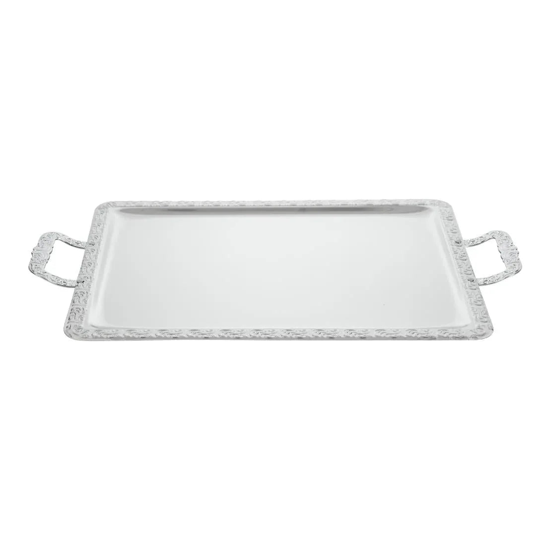 P004 APS Stainless Steel Rectangular Handled Service Tray 600mm - JD Catering Equipment Solutions Ltd