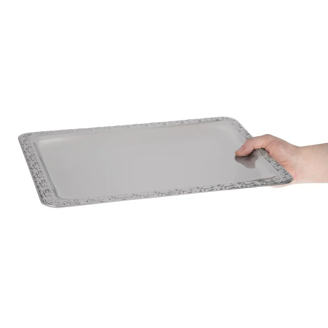 P005 APS Stainless Steel Rectangular Service Tray - JD Catering Equipment Solutions Ltd