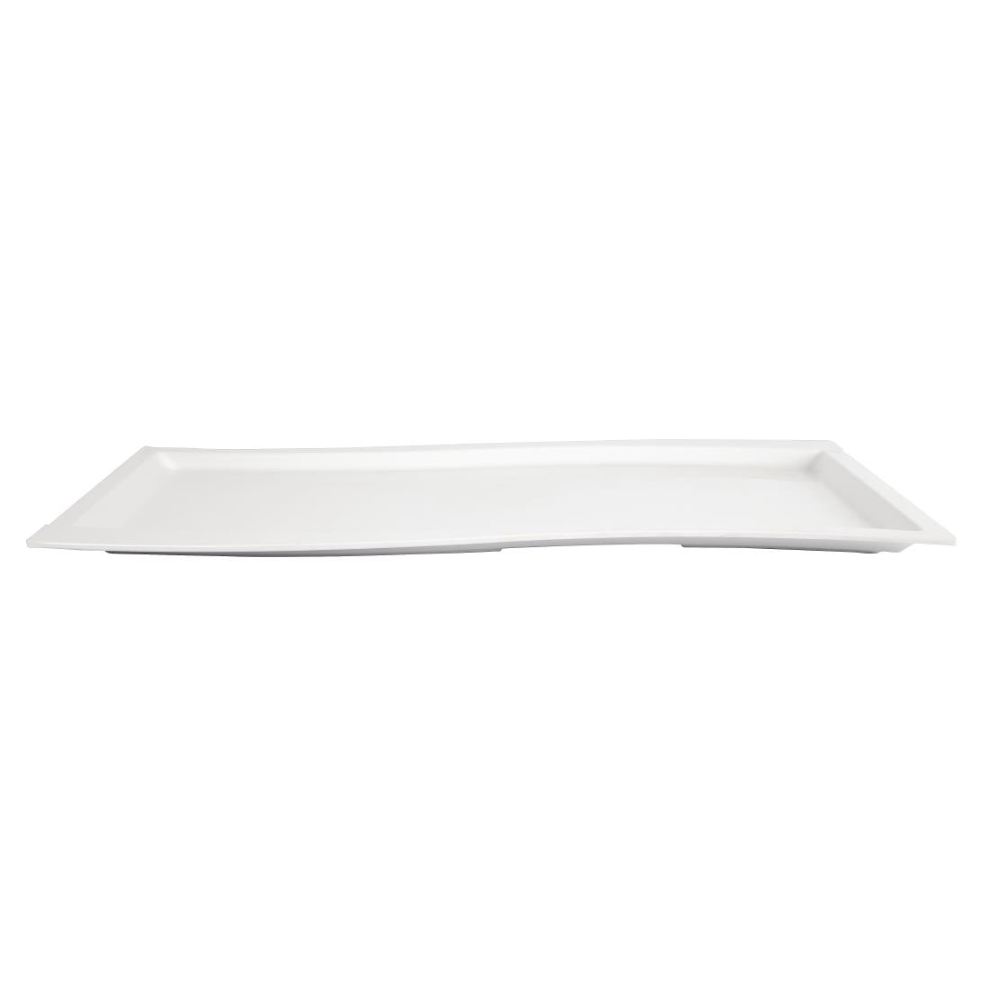APS Wave Melamine Platter White GN 1/1 JD Catering Equipment Solutions Ltd