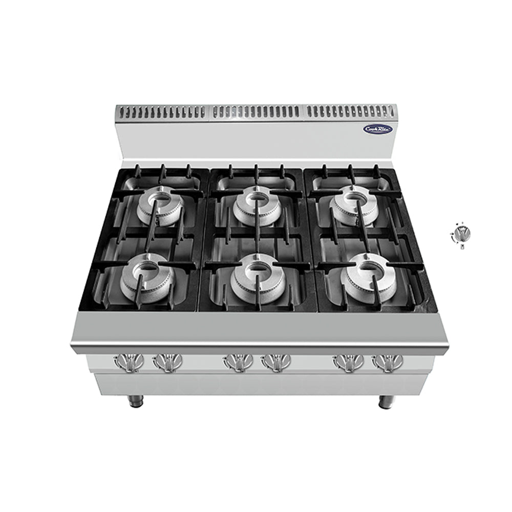 CookRite Four Burner Gas Boiling Top AT7G6B-C-1